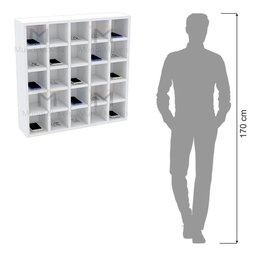 NICHOS COLMÉIA PARA CELULAR E CHAVES 100%MDF M331.B (LOJA, COMÉRCIO) MUNDI MOVEIS - 6