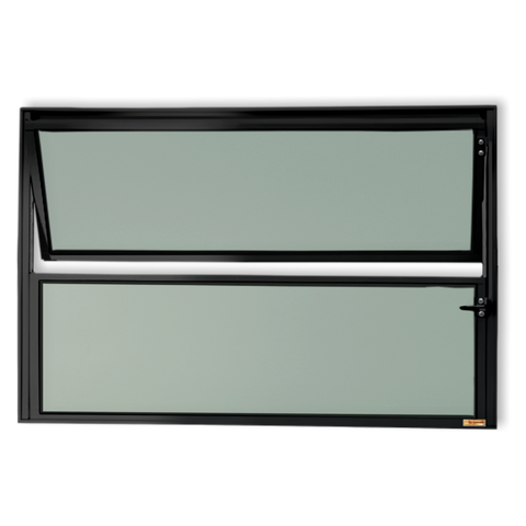 Basculante Alumínio 40 x 40 Master V.Boreal Preto Brimak