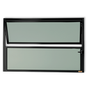 Ver imagem 1 de Basculante Alumínio 40 x 40 Master V.Boreal Preto Brimak