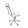 Cadeira Presidente Giratória Esteirinha Charles Eames Branca - 3