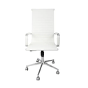 Ver imagem 1 de Cadeira Presidente Giratória Esteirinha Charles Eames Branca