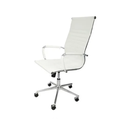 Ver imagem 2 de Cadeira Presidente Giratória Esteirinha Charles Eames Branca