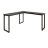 Mesa Em L 150x150 Escrivaninha Home Office Estilo Industrial ClickForte Preto - 4