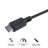 Cabo para Celular Usb Tipo C 2.0 para Usb Tipo C - Type C 2 Metros Preto - Pucp-02 - 4
