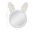 Ver imagem 2 de Espelho Decorativo Infantil 48x37cm Coelho Branco