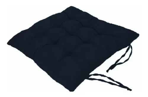 Assento Para Cadeira Futon 40x40 Azul Marinho - 1
