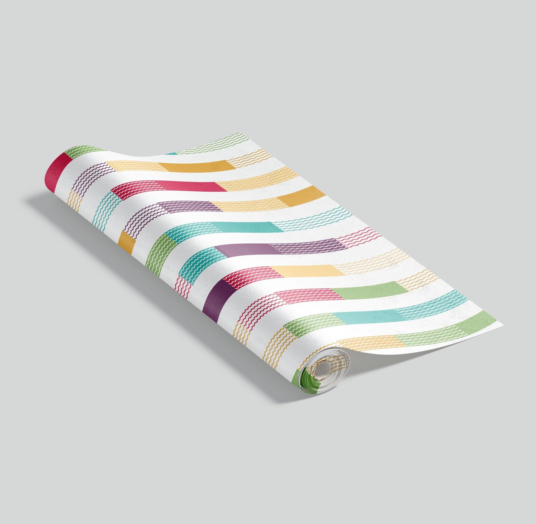 Ver imagem 2 de Papel de Parede Adesivo Listrado Decor 54