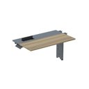 Ver imagem 1 de Complemento de Plataforma Corporativa 110x792 CPLPSC110 110cm Industrial Noce Naturalle e Grafito Bege/Marromle