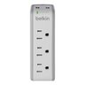Carregador USB com 2 Saidas USB e 3 Tomadas Tipo-B BST300BG - Branco/Cinza - 2