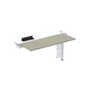 Ver imagem 1 de Complemento de Plataforma Corporativa 110x792 CPLPSC110 110cm Industrial Nogueira Casablanca e Branco Bege