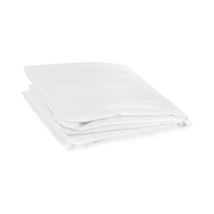 Lençol de Solteiro sem Elástico Liso Branco 100% Algodão