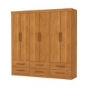 Ver imagem 2 de Guarda Roupa 6 Portas 6 Gavetas Unique -grand Line