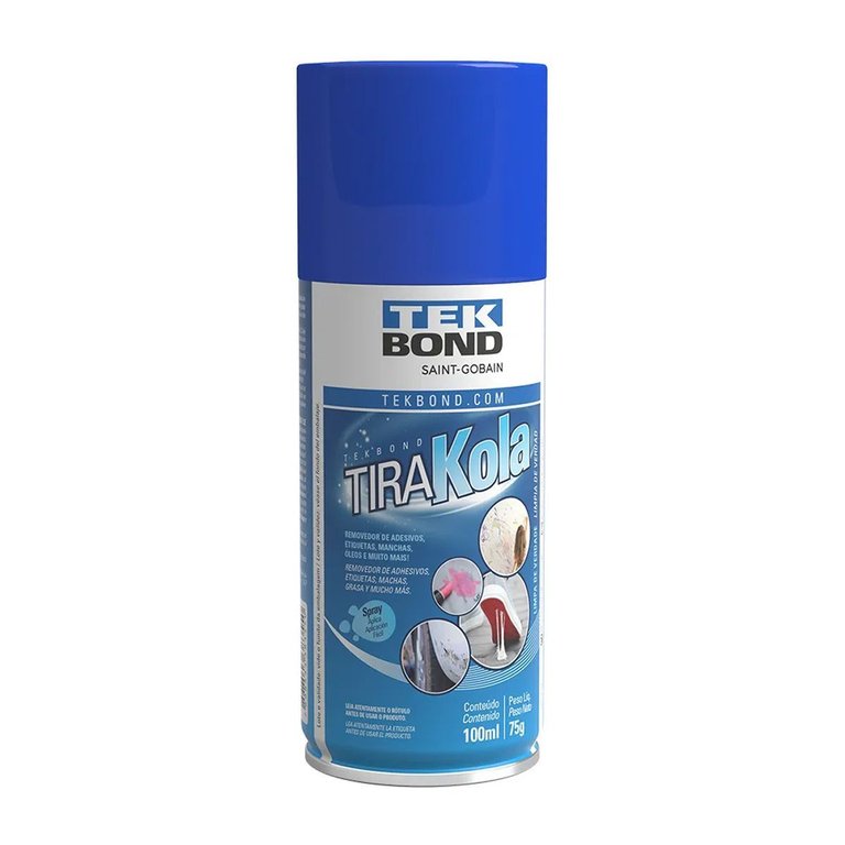 Removedor de Cola e Resíduos 100ml Tekbond Removedor de Cola e Resíduos 100ml Tekbond