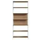 Ver imagem 3 de Estante para Escritório Home Office Industrial Idea A03 Nogal Sevilha Branco - Lyam Decor