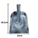 Ver imagem 3 de Pá Concha Quadrada Galvanizada sem Cabo - Volpato