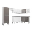 Ver imagem 7 de Cozinha Completa Multimóveis Xangai Soul FG3284 com Armário e Balcão Branca/Lacca Fumê