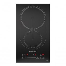 Cooktop por Indução 2 Bocas Mondial Preto 3500w Cti-02 220v - 1