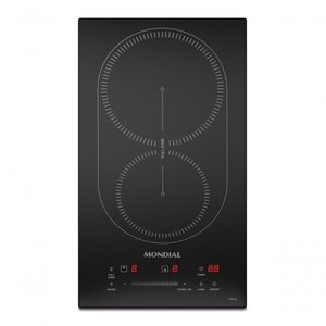 Cooktop por Indução 2 Bocas Mondial Preto 3500w Cti-02 220v