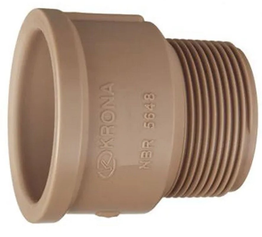 Adaptador Curto Marrom 20x1/2 Lr Krona Pct 0330 - 2