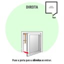 Ver imagem 2 de Porta de Aluminio Abrigo C/trinco Linha Premium:0,60 X 0,60/brilhante/direita