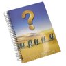 Caderno 3d Espiral 3 Materias Capa Dura 150 Folhas Volta Aulas Escola Curso Trabalho Anotacoes Rascu - 4