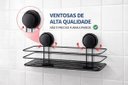 Ver imagem 3 de Suporte para Shampoo com Ventosas sem Furo Core Preto - Core Preto