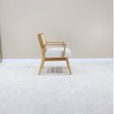 Ver imagem 7 de Poltrona Sofia Estofada em Madeira Amêndoa com Tela Sextavada