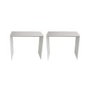 Ver imagem 2 de Kit 02 Mesa Escrivaninha Escritório 90cm Mdf Branca Moveara
