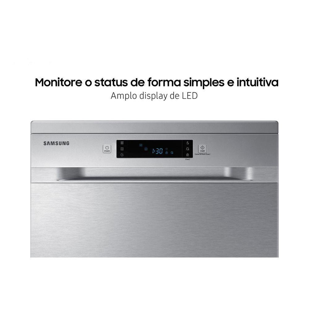 Lava-louças Samsung Inox 14 Serviços 110v Dw60c7050fs/az - 10