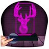 Luminária Led 3d Alce Veado Abajur - Rosa - 1