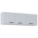 Ver imagem 2 de Armário Aéreo 3 Portas 120cm Branco - Poquema