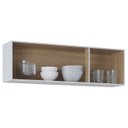 Ver imagem 5 de Armário Aéreo 3 Portas 120cm Branco - Poquema