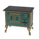 Ver imagem 3 de Fogão a Lenha N° 01 Colonial Turquesa Chapa Vitrocerâmica Saída Esquerda sem Tampa - Venax