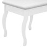 Banqueta Almofadada Branco - 4
