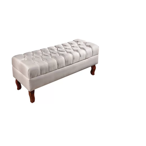 Puff Decorativo Chesterfield Elizabeth Nude 80cm