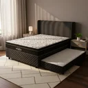 Ver imagem 4 de Bicama Box com Colchão Ortobom Airtech Ortopillow 150 D45 + Auxiliar de Espuma D28 Positanno Casal