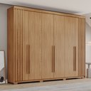 Ver imagem 1 de Guarda-roupa Casal 6 Portas 4 Gavetas Norton
