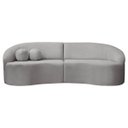 Ver imagem 1 de Sofá Orgânico Palermo 4 Lugares 210cm Bouclê - Sofa Store:bouclê Cinza