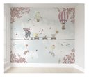 Ver imagem 1 de Papel de parede balão menina safári para quarto de bebê M² PP82