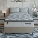Ver imagem 6 de Cama Box Casal + Colchão Comfort Class Pillow Top 138x188 Branco/suede Bege