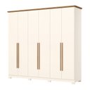 Ver imagem 3 de Guarda-roupa 6 Portas 6 Gavetas Leblon