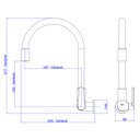 Ver imagem 5 de Torneira Deca Motion 1168.C23.PT com Bica Flexível de Parede Preta