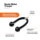 Ver imagem 3 de Puxador Corda Triceps Athletic Nylon Musculacao Crossover Pulley