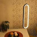 Ver imagem 3 de Luminária Pendente de Led Moderno Formato de Anel Oval Branco Quente