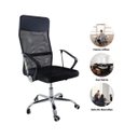 Ver imagem 2 de Kit 5 Cadeiras de Escritorio Nagano Tela Mesh Ergonômica - Preto