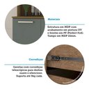 Ver imagem 3 de Cozinha Compacta 165,40cm 7 Portas e 2 Gavetas com Tampo 353 Luciane Móveis