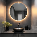 Ver imagem 1 de Espelho Redondo com Led Branco Quente - 3000k - 80x80 Cm
