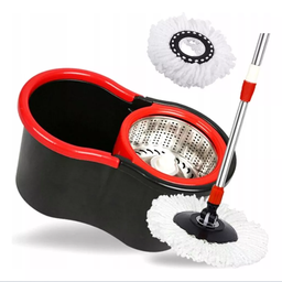 Mop Giratório com Cesto em Inox com Balde 13 Litros Centrífuga Snel Home - 3