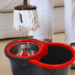 Mop Giratório com Cesto em Inox com Balde 13 Litros Centrífuga Snel Home - 6