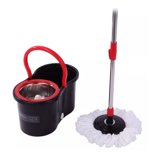 Mop Giratório com Cesto em Inox com Balde 13 Litros Centrífuga Snel Home